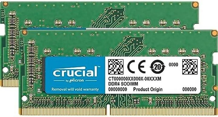 Crucial laptop RAM DDR4 32GB (2x16GB)