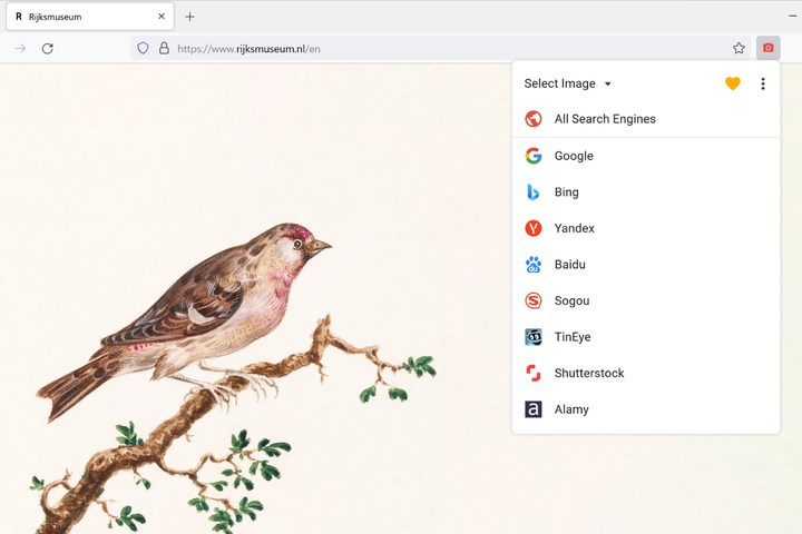 The Search by Image Firefox extension.