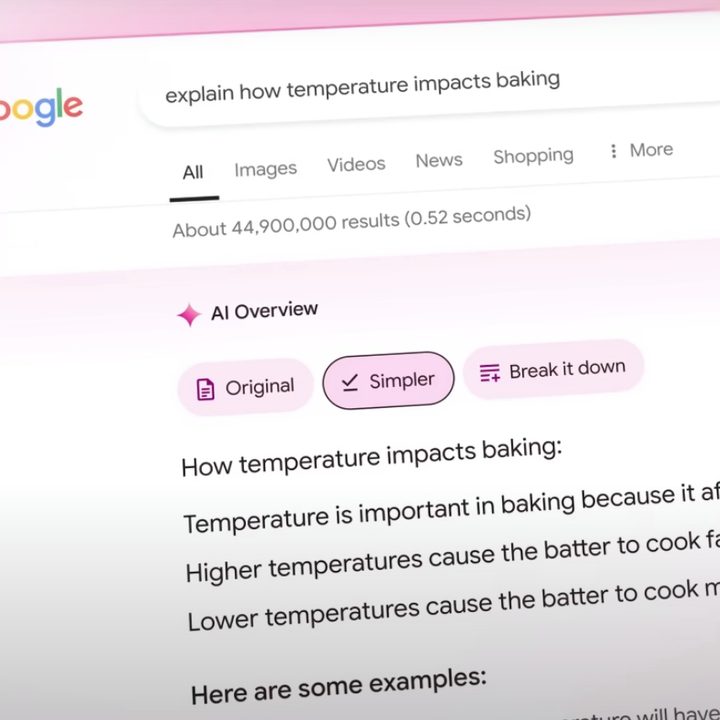 AI Overviews being shown in Google Search.