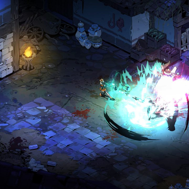 Melinoe blasting enemies with magic in Hades 2