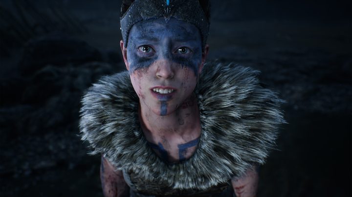 Senua in Hellblade: Senua's Sacrifice.