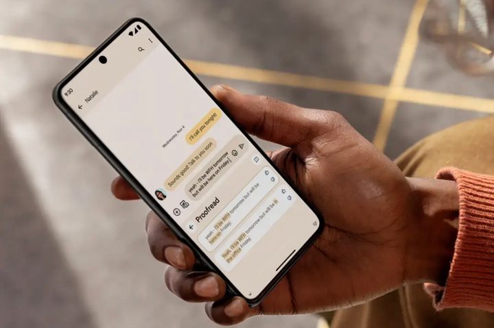 AI translation on Android phone.