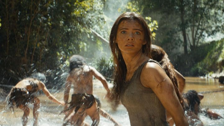 Freya Allan in Kingdom of the Planet of the Apes.