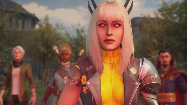 Magik after opening a portal for the first time in Marvel's Midnight Suns.
