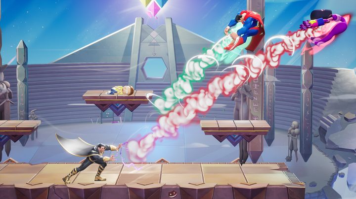 Black Adam fights in MultiVersus.