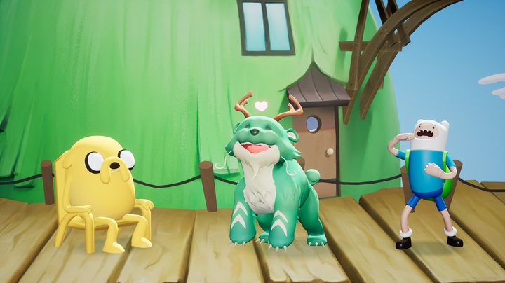 Reindog, Finn, and Jake in MultiVersus.