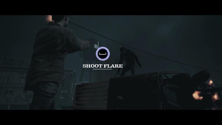 Shooting a gun in Planet of the Apes: Last Frontier.