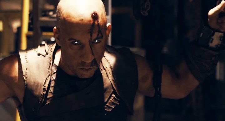 Vin Diesel in Riddick.