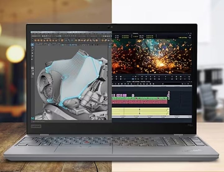Various programs being used on the ThinkPad P16s Gen 2 Mobile Workstation.