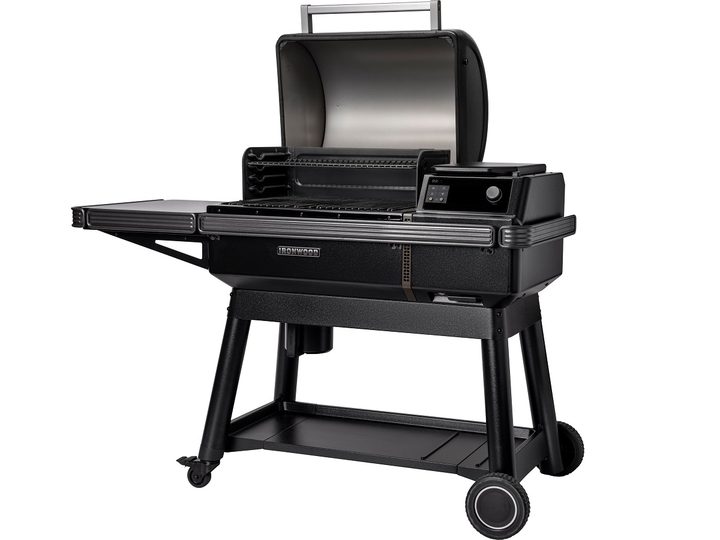 The Traeger Grills Ironwood wood pellet grill on a white background.