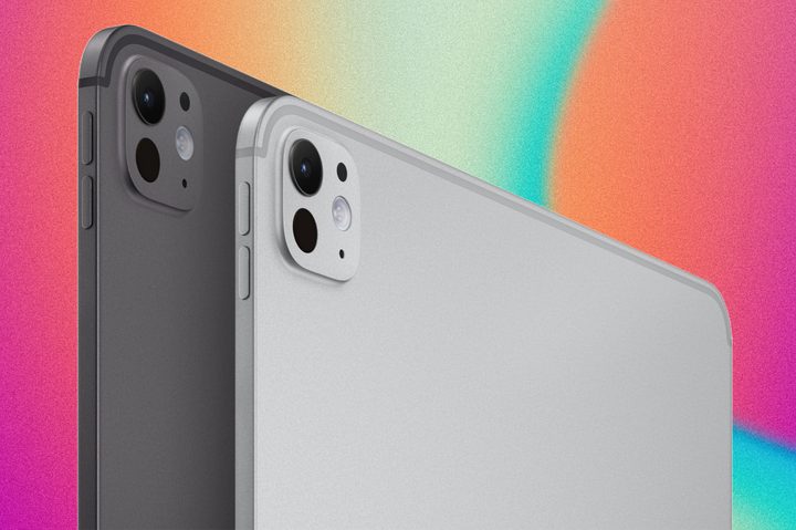 Rear profile of 2024 iPad Pro.