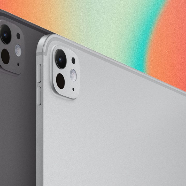 Rear profile of 2024 iPad Pro.