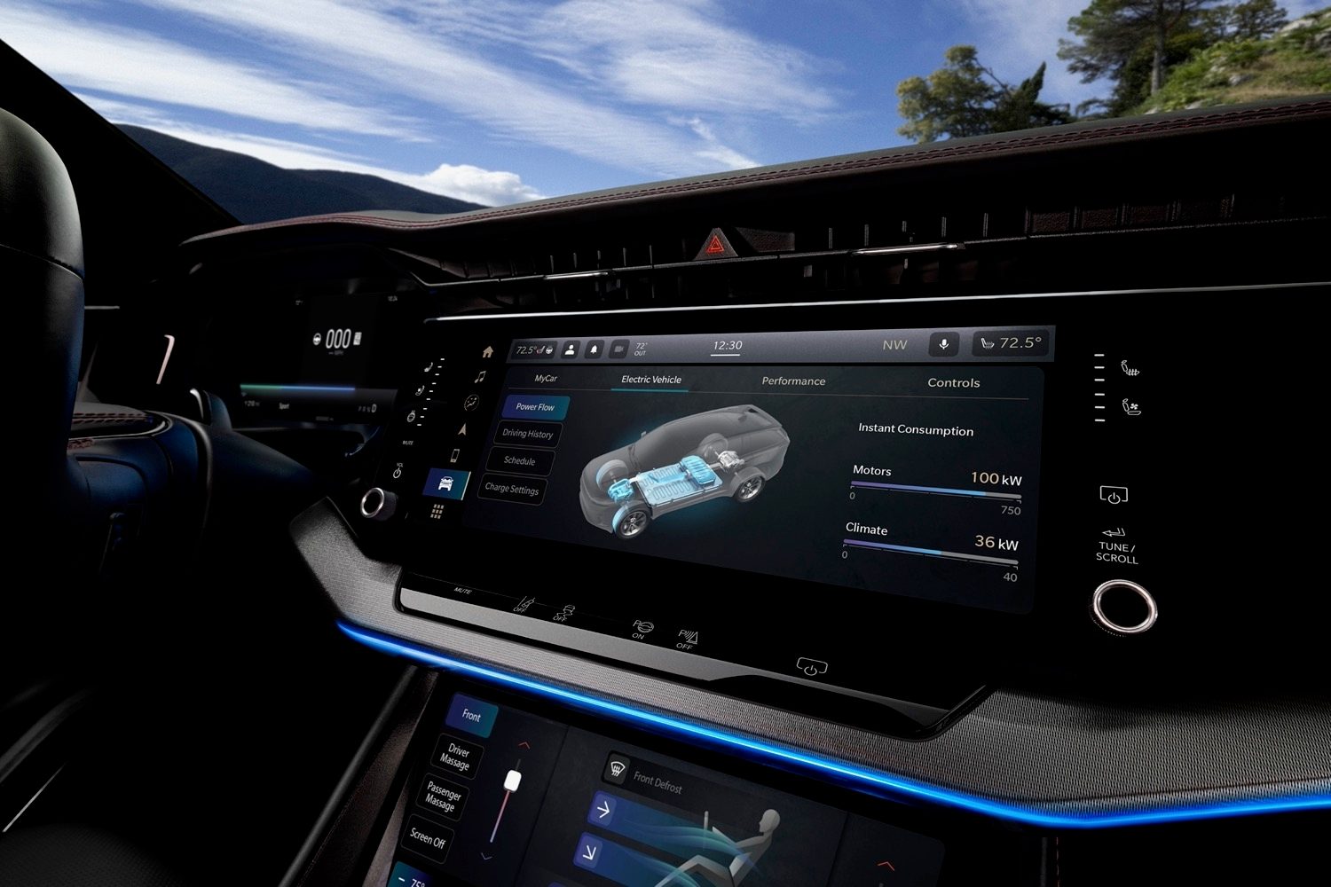 2024 Jeep Wagoneer S touchscreen.