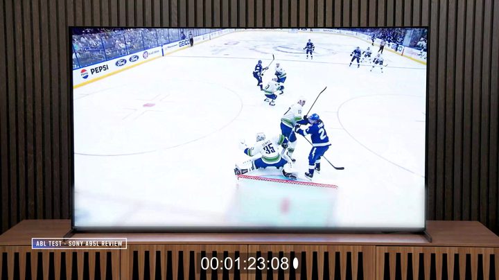 abl on oled tv test hockey