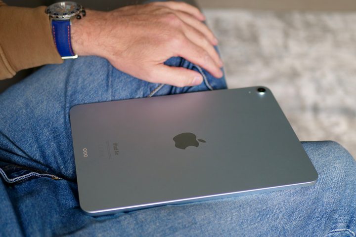 The back of the Apple iPad Air (2024).
