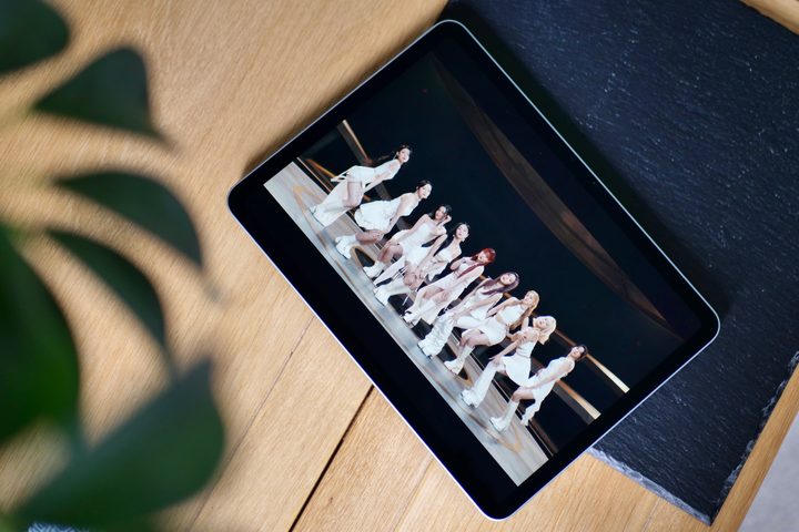 A video playing on the Apple iPad Air (2024).