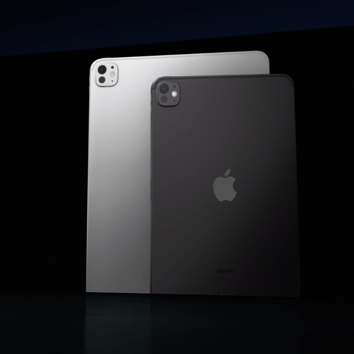 Official photo of the 2024 iPad Pro.