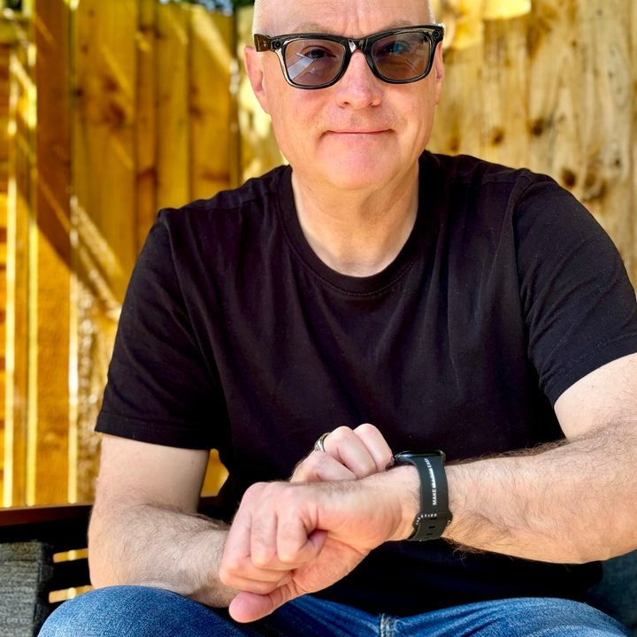 A person using the Apple Watch Series 9.
