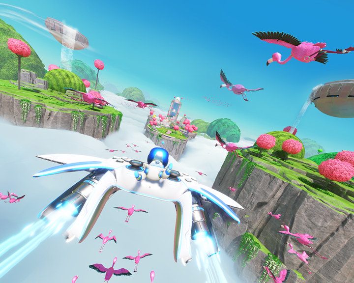 astro bot ps5 more games controller flying