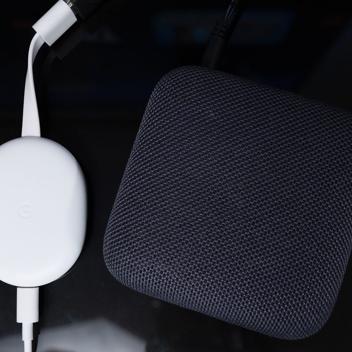 Chromecast with Google TV is much smaller and more portable than Onn 4K Pro.
