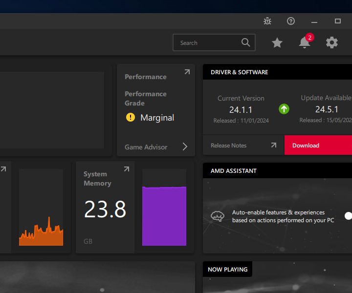 AMD driver update.