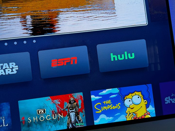 A mock-up of what an ESPN tile could look like in the Disney+ app.