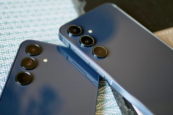 The Samsung Galaxy A35 and Galaxy A55's cameras.
