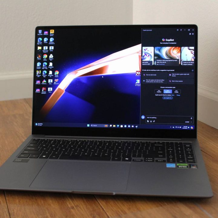 The screen of the Galaxy Book4 Ultra.