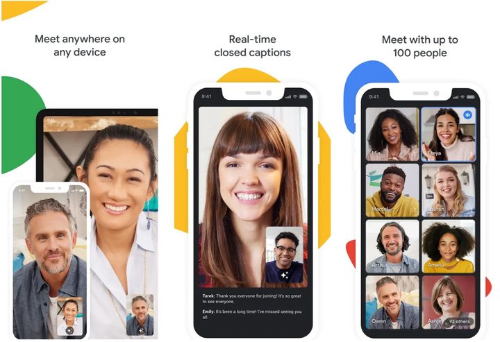 Google Meet app.