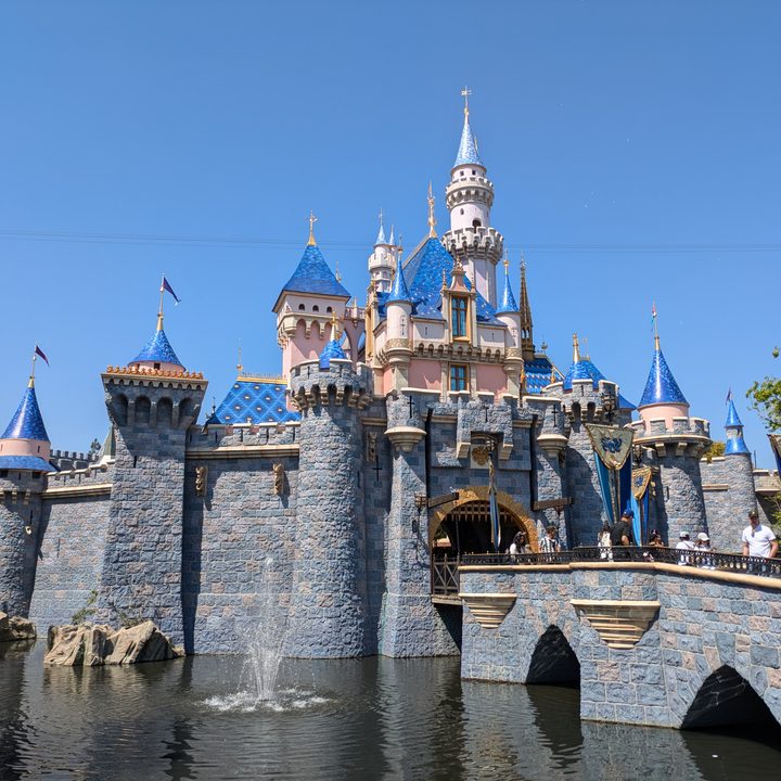 Disneyland Castle taken with Google Pixel 8a.