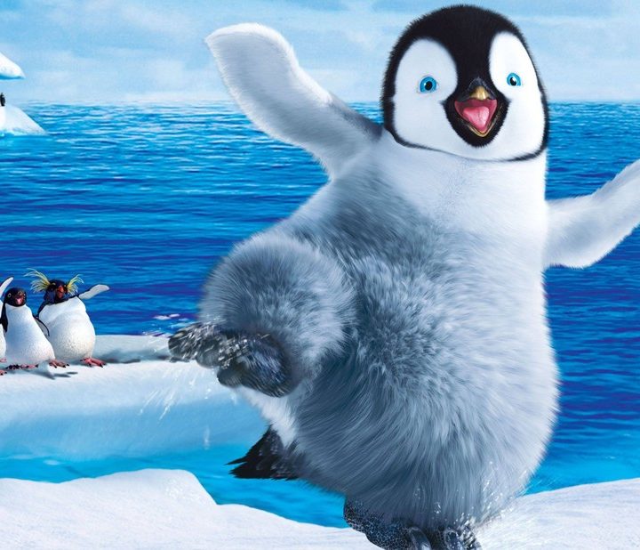 Baby Mumble dances in Happy Feet