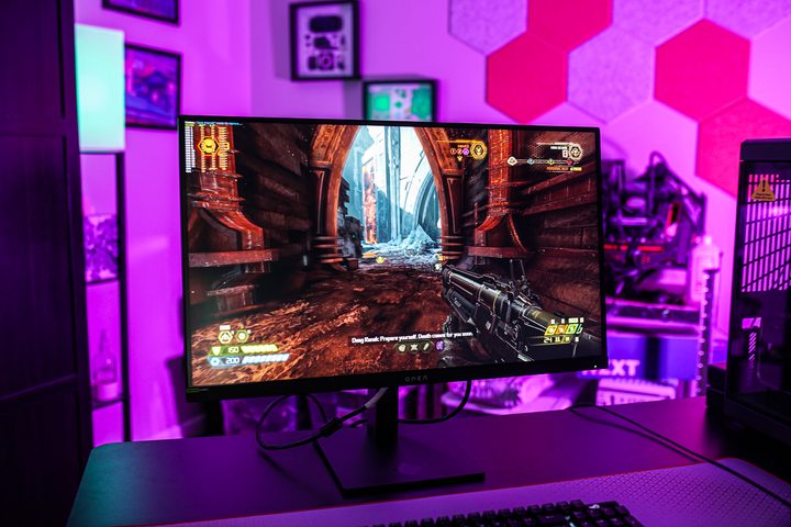 Doom Eternal running on the HP Omen 27k.