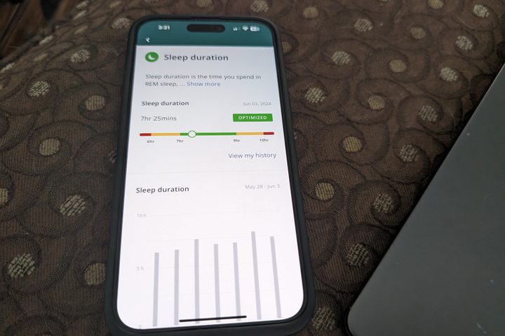 Insider Tracker app on iPhone.