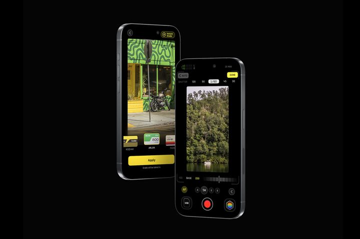 Screenshots from the Kino app.