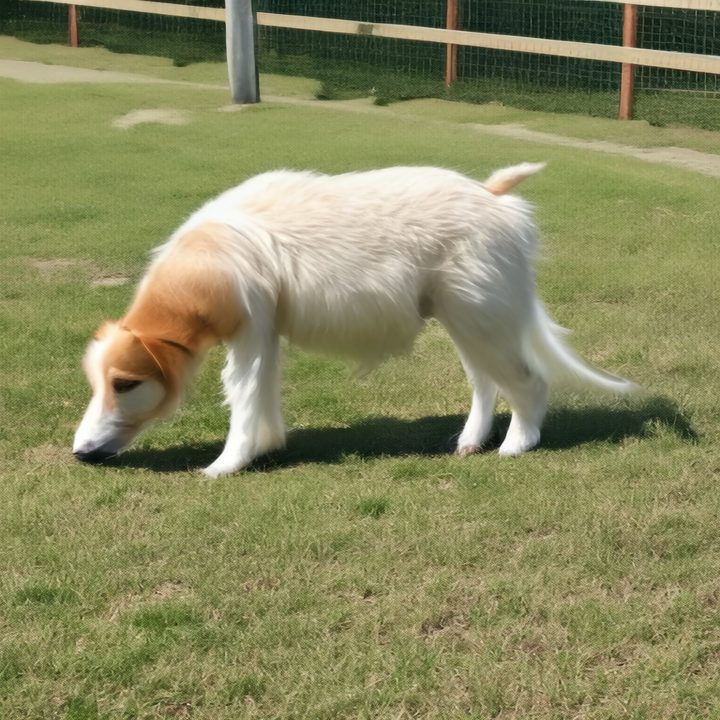 A photo of a pony, after edits using Magic Editor.