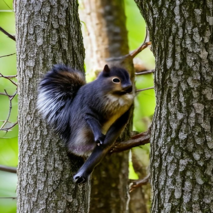 A photo of a squirrel, after edits using Magic Editor.