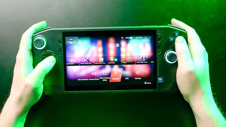 Power modes in the MSI Center M app.
