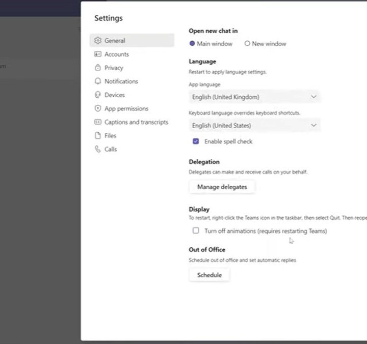 ‘Out of Office’ status for Microsoft Teams