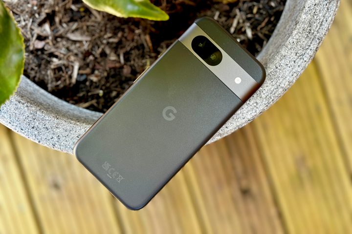 The back of the Google Pixel 8a.