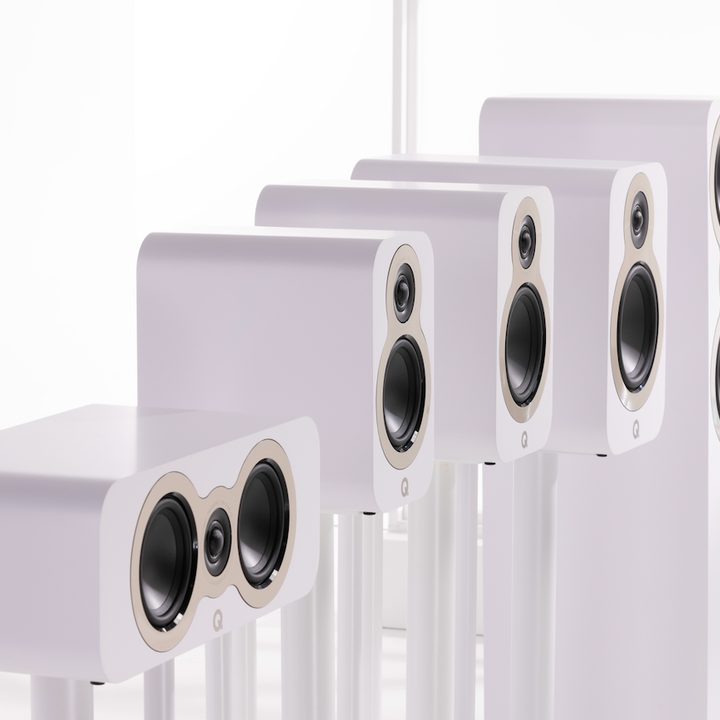 q acoustics announce 3000c series affordable audiophoile speakers coustics white