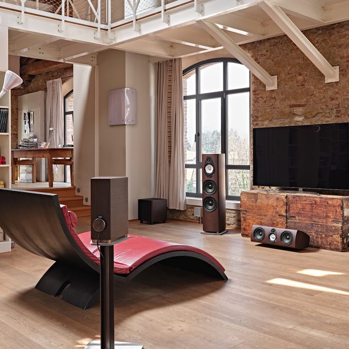 Sonus Faber Sonetto G2 collection of speakers.