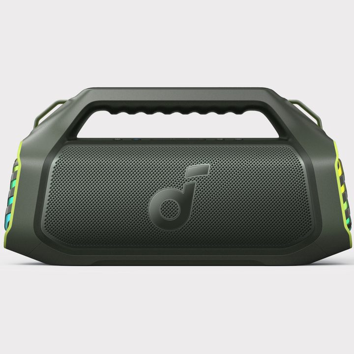 The Soundcore Boom 2 Plus in green.