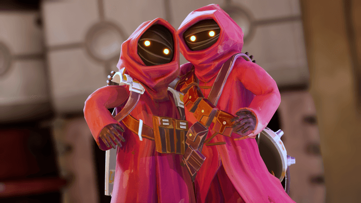 Utooni poses in Star Wars: Hunters.