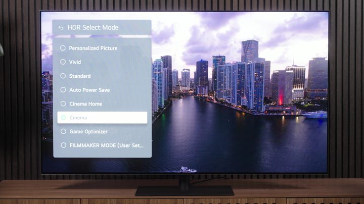 tv cinema mode