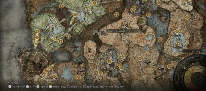 The Shadow of the Erdtree map.