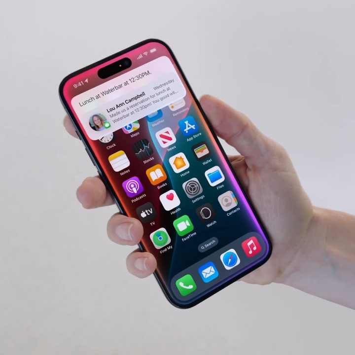 A person demonstrating the new Siri revamped with Apple Intelligence at the Worldwide Developers Conference (WWDC) 2024.