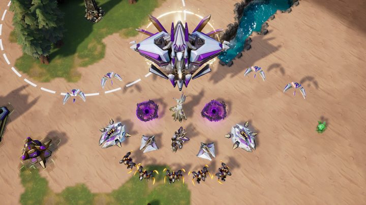 Celestial units in Stormgate.