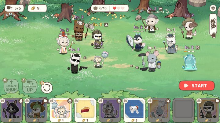 Gameplay from Claws & Chaos.