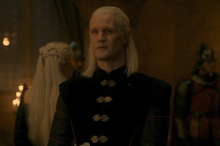 Daemon smirks in House of the Dragon season 1.