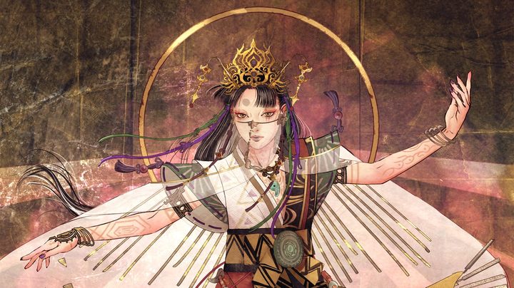 Key art for Kunitsu-Gami: Path of the Goddess.